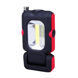 Promotional 3W COB Led Work Lamp With Flexible Base Battery Operated Led Work Light For Car Repairing