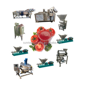 Small Plant Production Line Equipment Tomato Paste Sauce Ketchup Puree Making Processing Machine