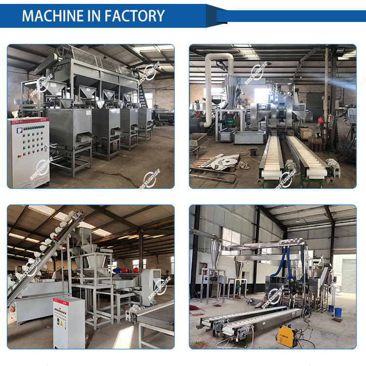 Shelling Fully Automatic Commercial Equipment Pecan Walnut Huller Dehuller Cracker Sheller Machine