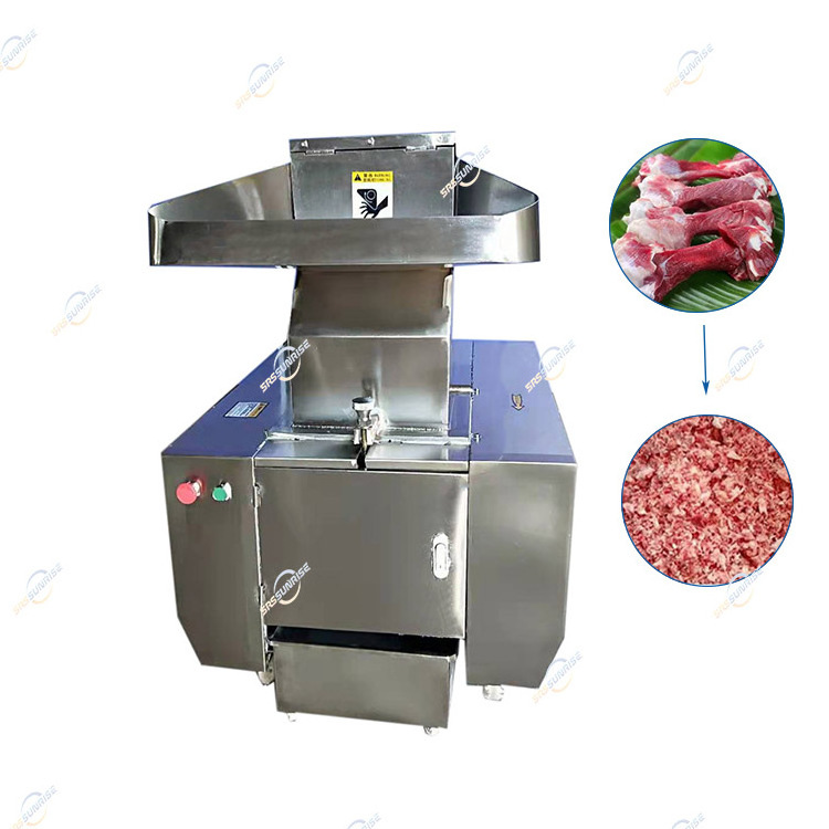 Electric Automatic Chicken Grinder Cutting Shredder Meat Cattle Cow OX Pig Bone Crushing Machine