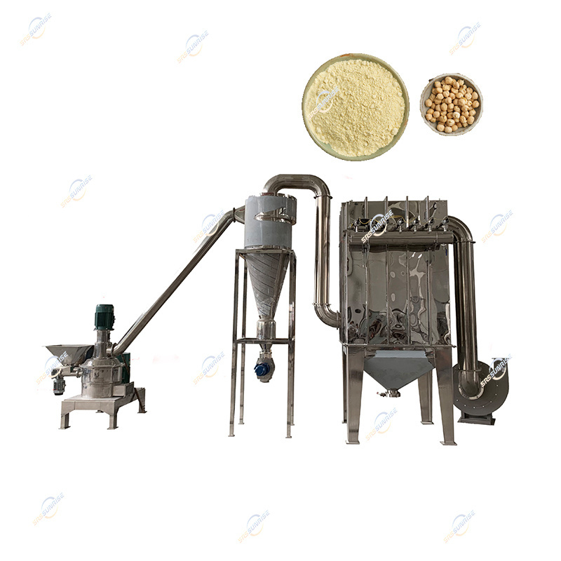 Commercial Dry Grain Maize Corn Wheat Soybean Seed Bean Grinder Mill Rice Flour Powder Fine Grinding Machine