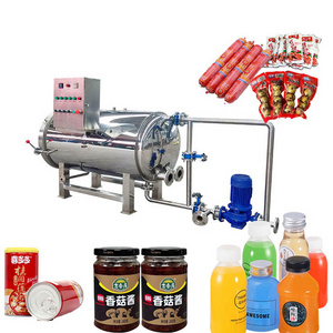 Commercial Pressure Canner Sterilizer Automatic Sea Cucumber Food Retort Machine