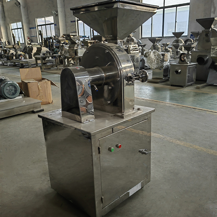 Automatic Stainless Steel Cinnamon Spice Grinding Milling Machine Ultrafine Powder Pulverizer Ginger Sugar Salt Cocoa Grinder