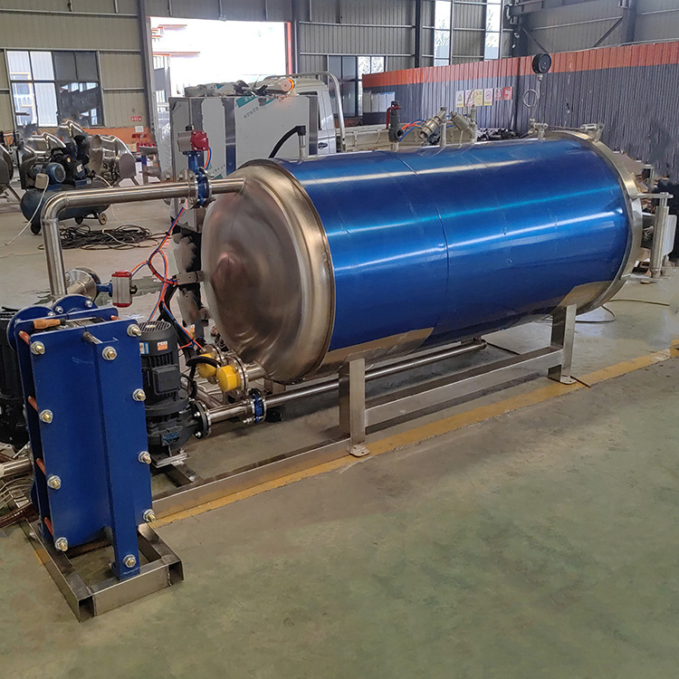 Horizontal Tin Can Autoclave Sterilization Retort in Food Processing Water Spray Sterilizer Machine