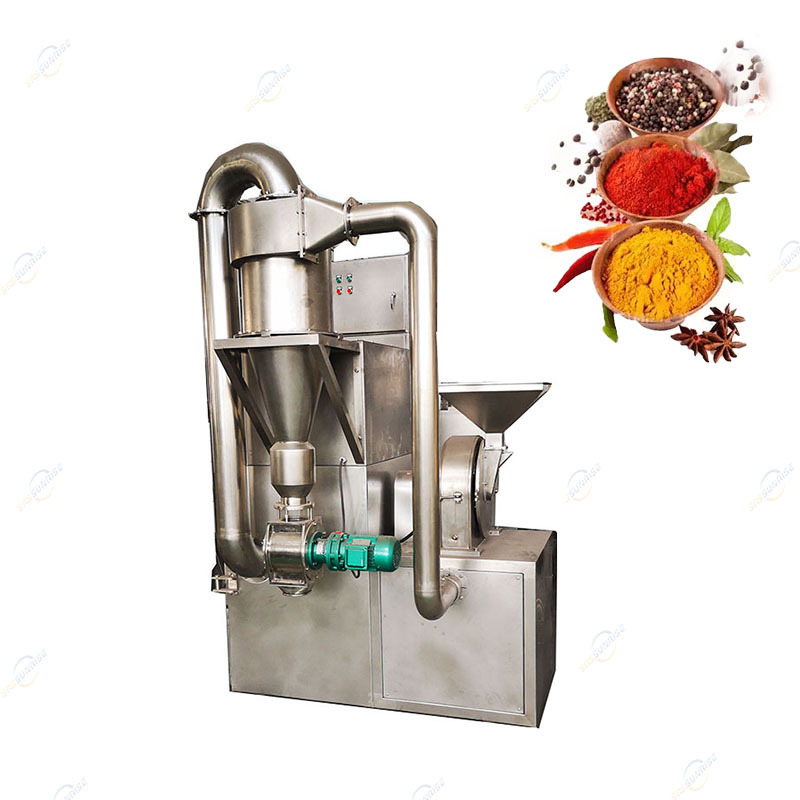 Cyclone Cassava Tea Leaf Turmeric Herb Masala Electric Red Chili Chilli Pepper Spice Mill Powder Grinding Grinder Machine