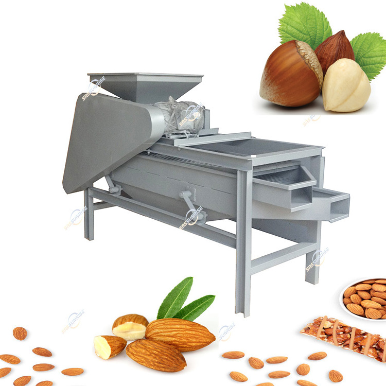 500kg Sorting Crack Crush Crusher Pine Nut Pistachio Walnut Hazelnut Almond Cracker Sheller Peeling Cracking Shelling Machine