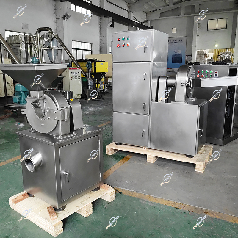 Stainless Steel Small Panda Curry Dried Bay Moringa Tea Cassava Leaf Fine Powder Universal Grinder Grinding Machine