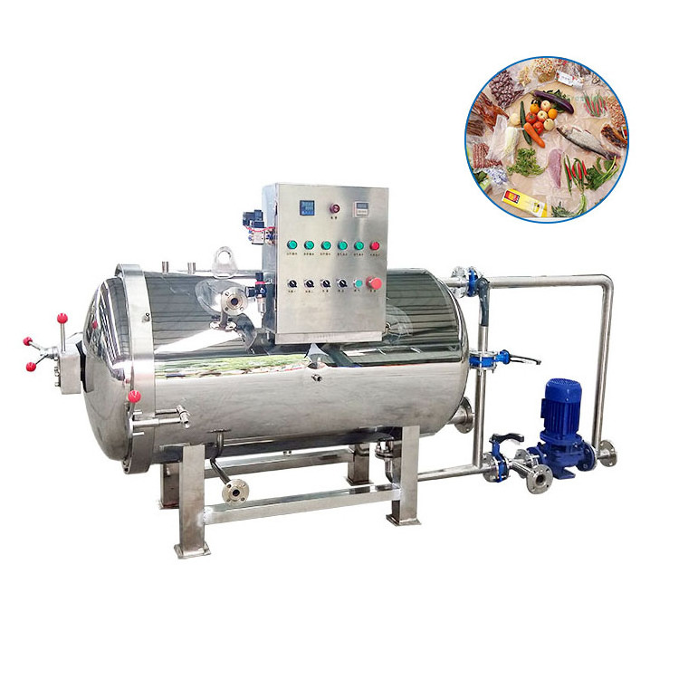 Autoclave 200L 500L For Mushroom Cultivation Bags Single Water Spraying Sterilizer