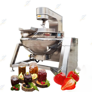 100 l Steam Jacketed Kettle With Agitator Stirrer Sugar Cooking Jacketed Kettle