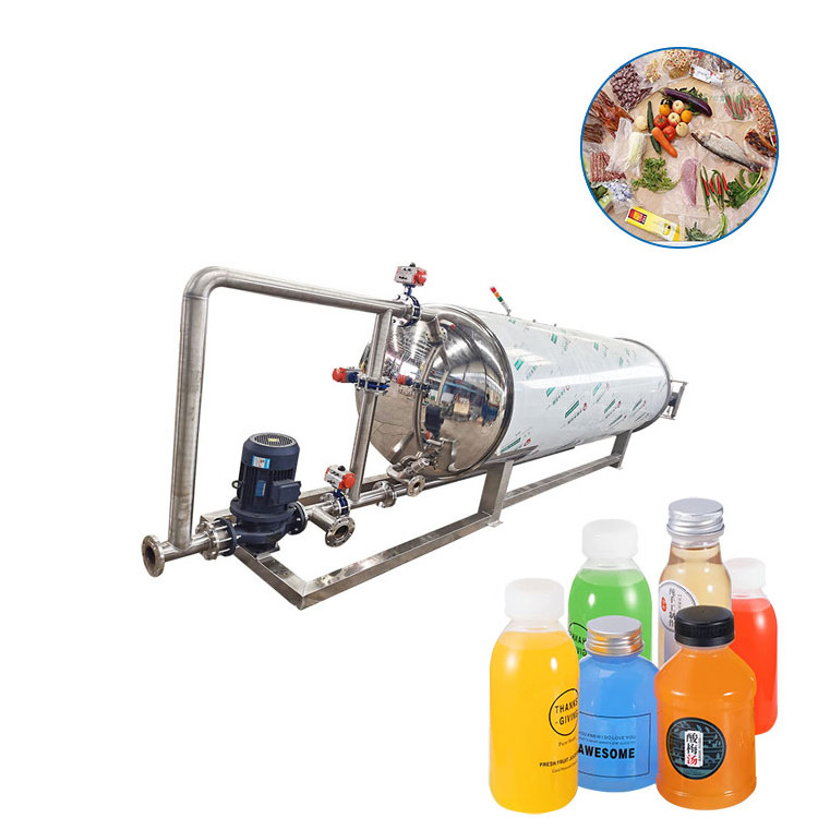 Horizontal Tin Can Autoclave Sterilization Retort in Food Processing Water Spray Sterilizer Machine