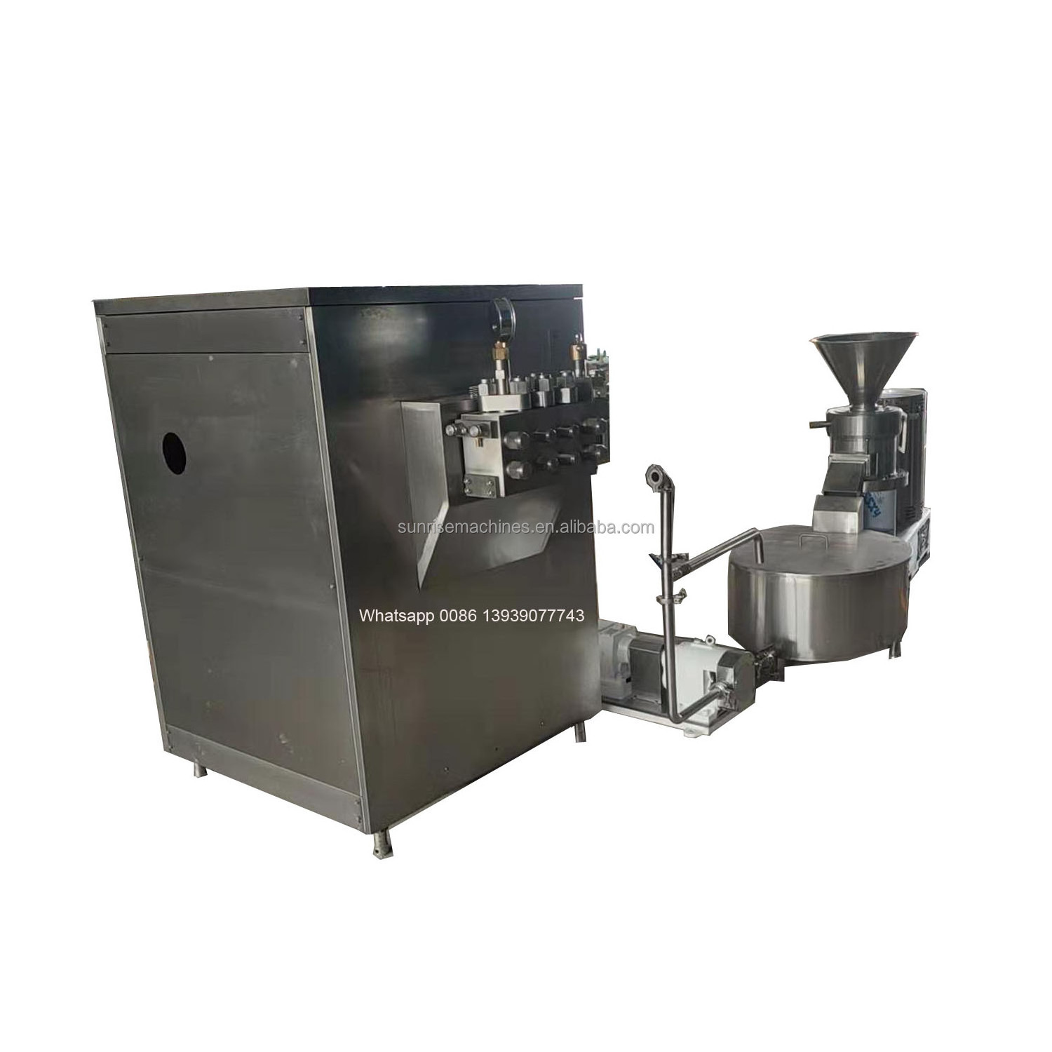 Industrial Vertical Colloid Mill 130 Peanut Butter Colloid Mill Machine 11 Kw Electrical Grinder