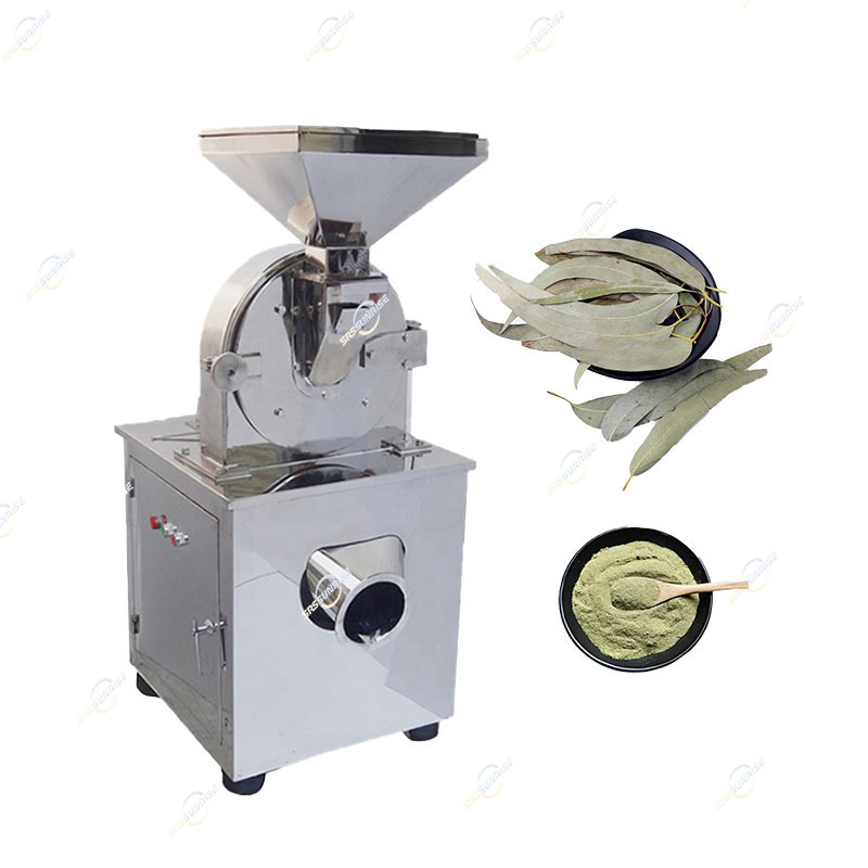 Stainless Steel Small Panda Curry Dried Bay Moringa Tea Cassava Leaf Fine Powder Universal Grinder Grinding Machine