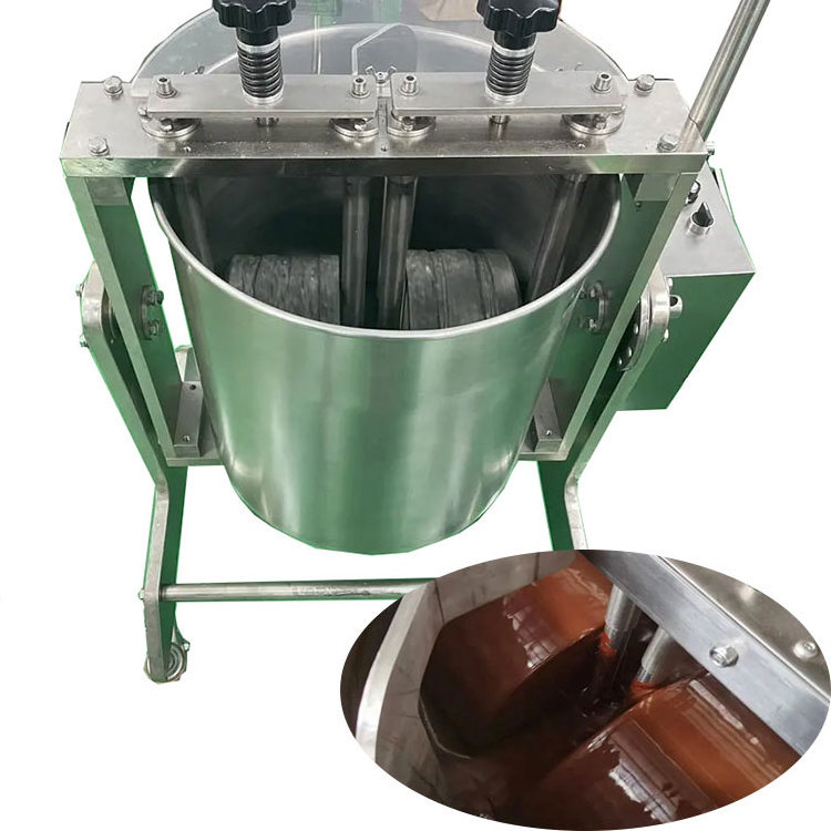 5 Kg 7Kg 10Kg 2L 4L Small Scale Stone Spread Grinder Chocolate Melanger Machine