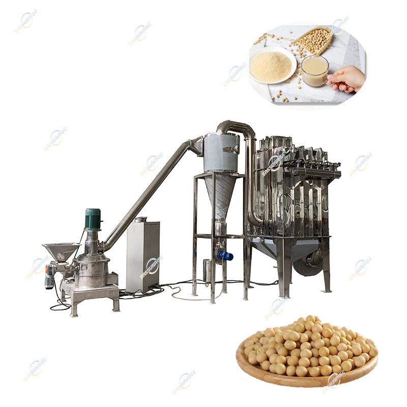 Air classifier Mill Walnut Shell Nuts Cashew Powder Making Machine Plants Ultra Fine Grinder