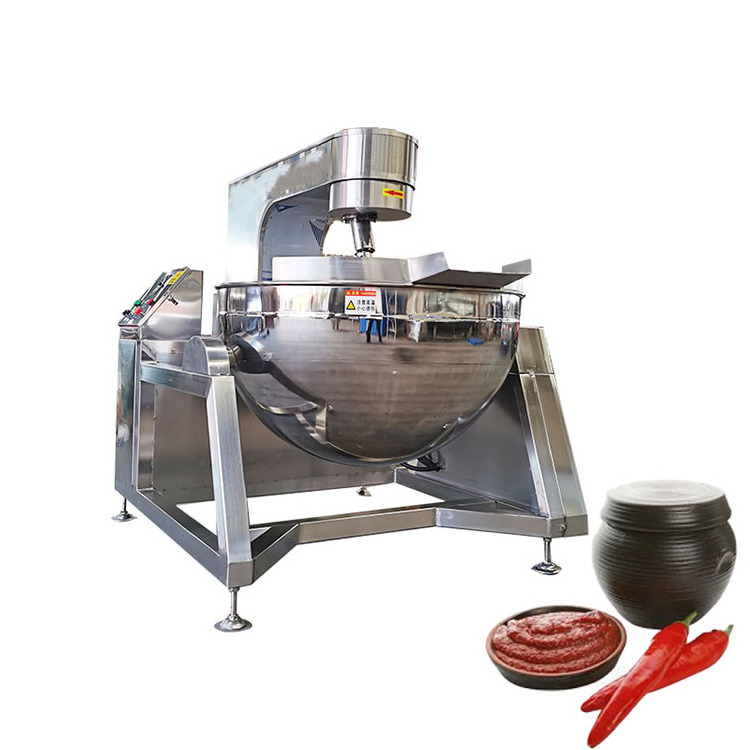 200L 600L Steam Electric Bear Brewing Fudge Cheese Popcorn Planetary Jacketed Kettle With Agitator