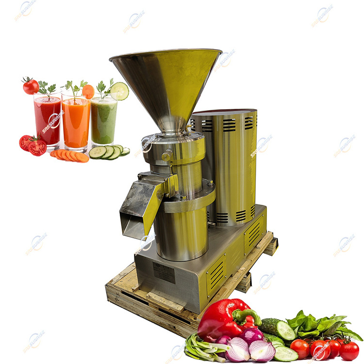 Colloid Mill For Vegetables Industrial Carrot Tomato Sauce Grinder Cucumber Paste Maker Grinding Machine