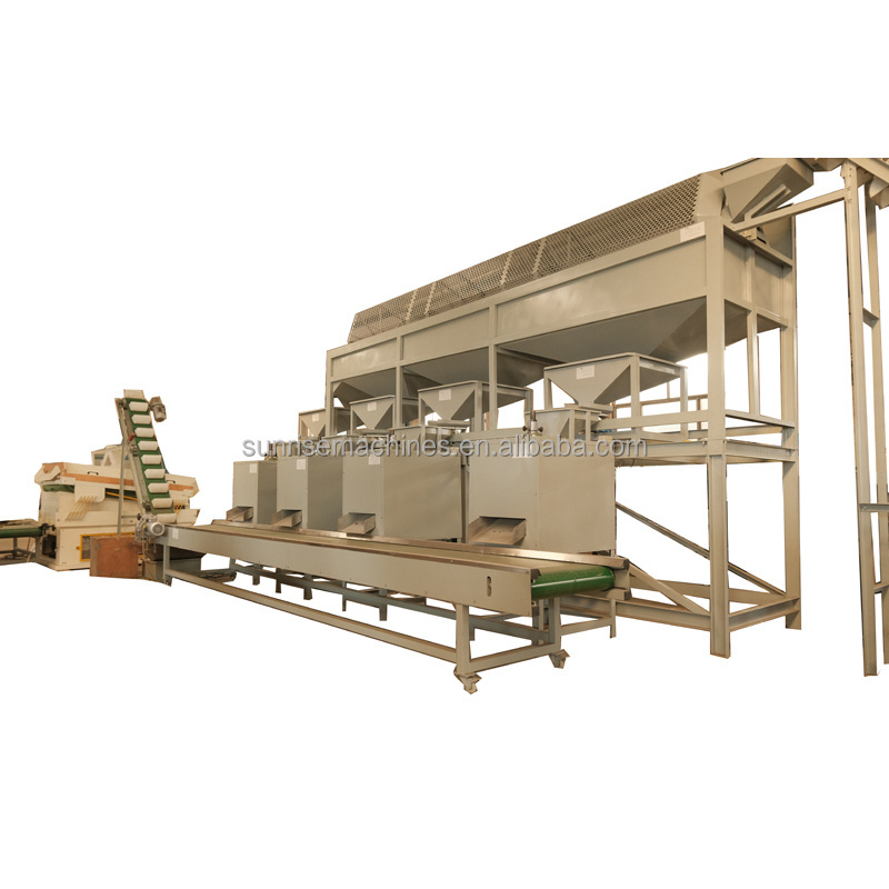 Automatic Sunflower Seed Walnut Pine Nut Pistachio Macadamia Peanut Hazelnut Almond Huller Sheller Hulling Shelling machine