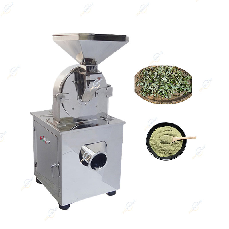 Commercial Stainless Steel Coffee Cassava Tea Leaves Grinding Mill Spice Grinder Machine