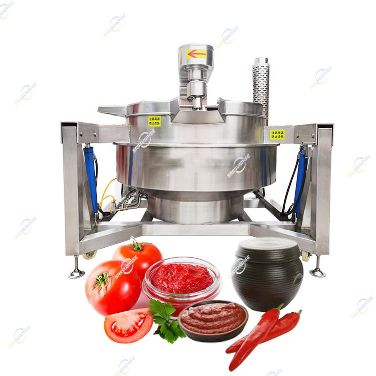 200L 600L Steam Electric Bear Brewing Fudge Cheese Popcorn Planetary Jacketed Kettle With Agitator