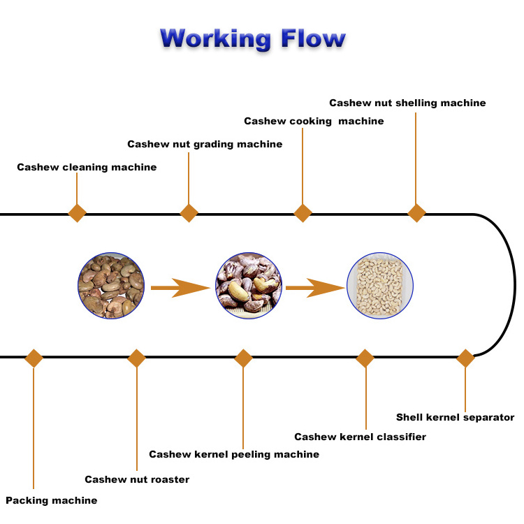 Automatic Sheller Cashew Nut Shell Breaking Removing Dehulling Processing Cashew Cracker Shelling  Machine