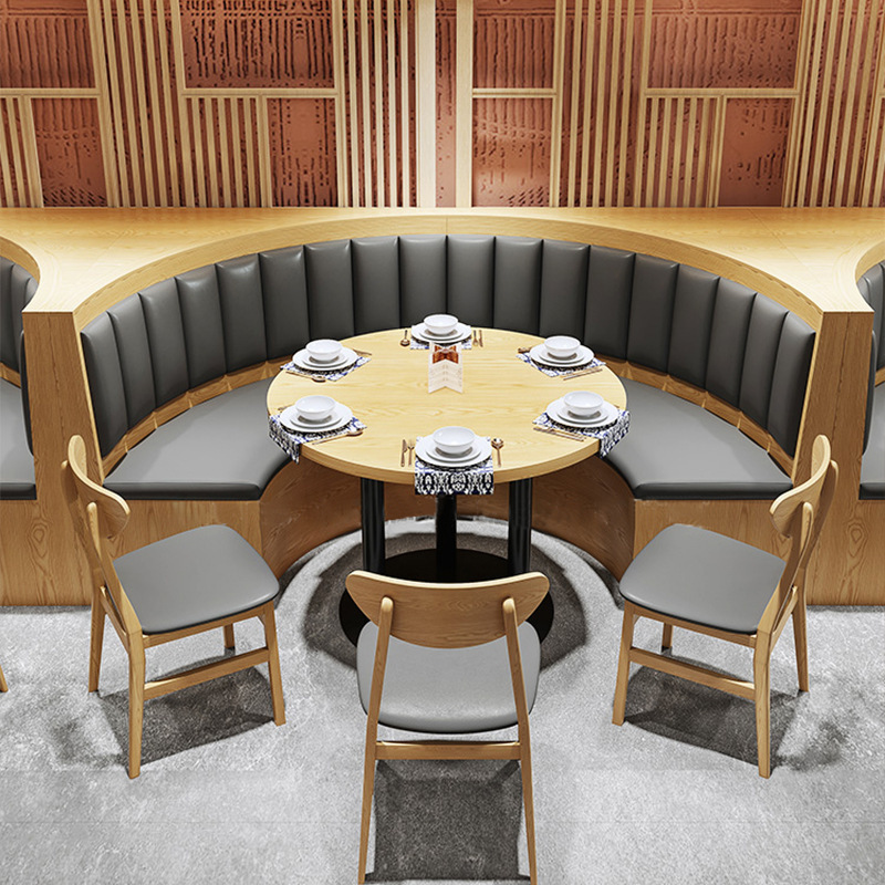 high end restaurant furniture round booth seating