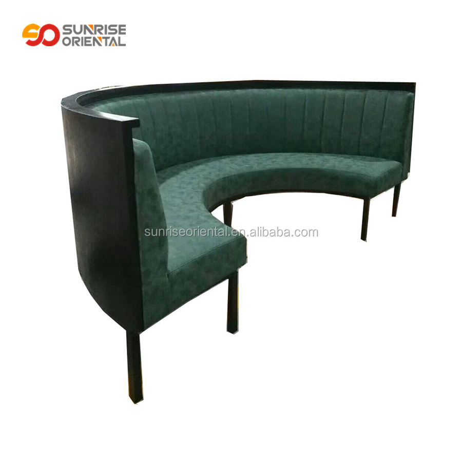 customized size restaurant dining round booth seating round booth sofas for sale