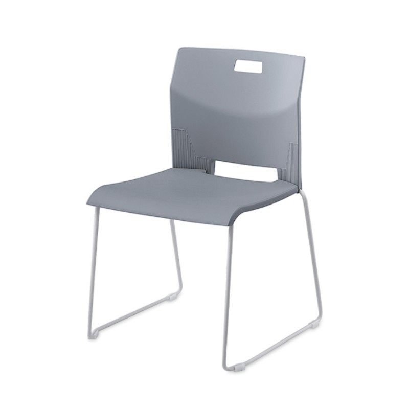 School hot sell office training black grey green white color available stackable waiting plastic conference chairs