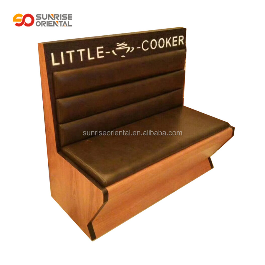 antique booth seating restaurant booth sofa design with logo