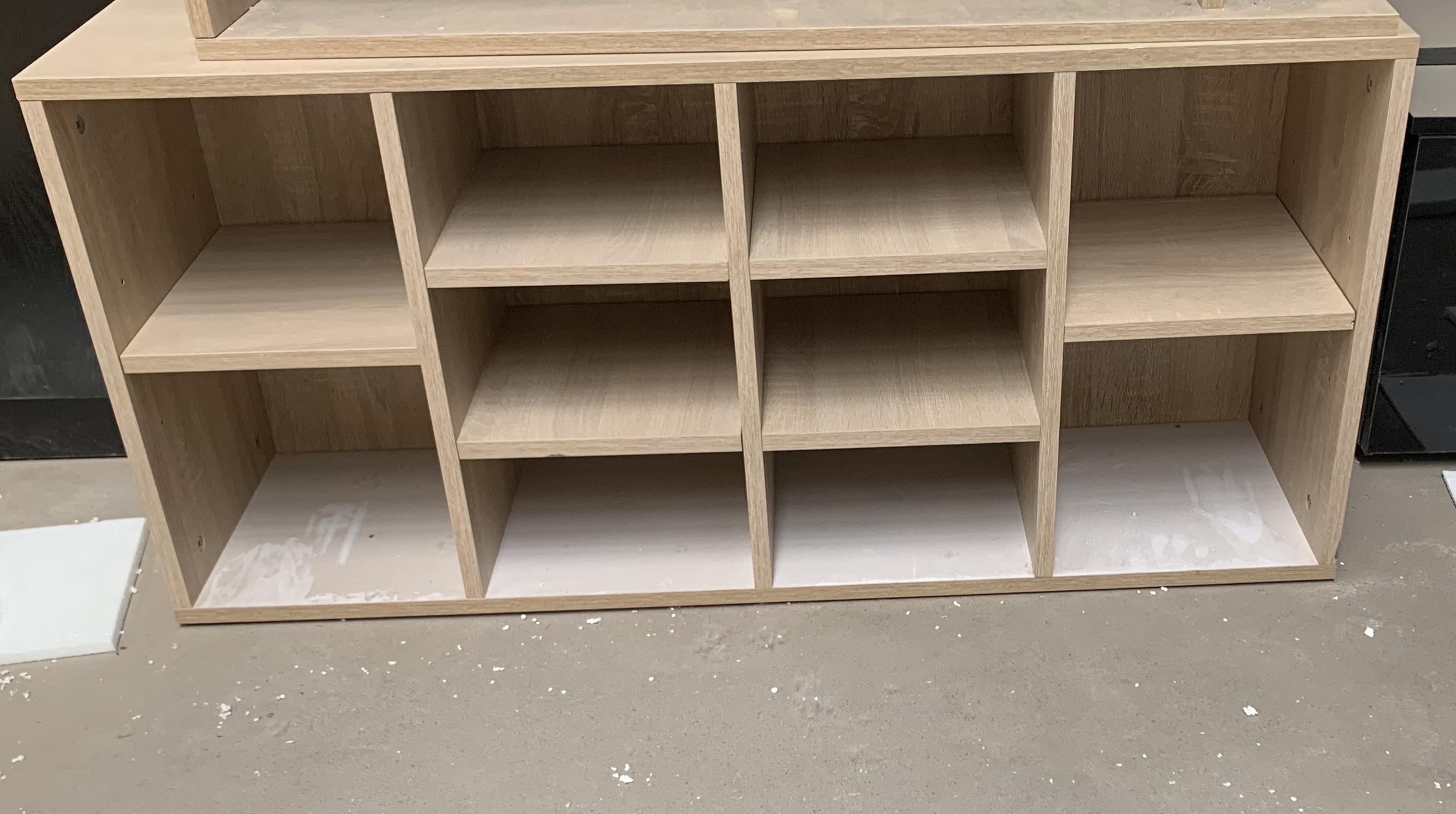 wooden square cube cabinet for storage or shoe cabinet