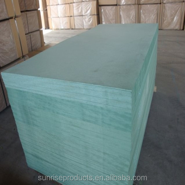 Medium Density Fiberboard18mm raw mdf board plain mdf board Moisture proof green mdf board