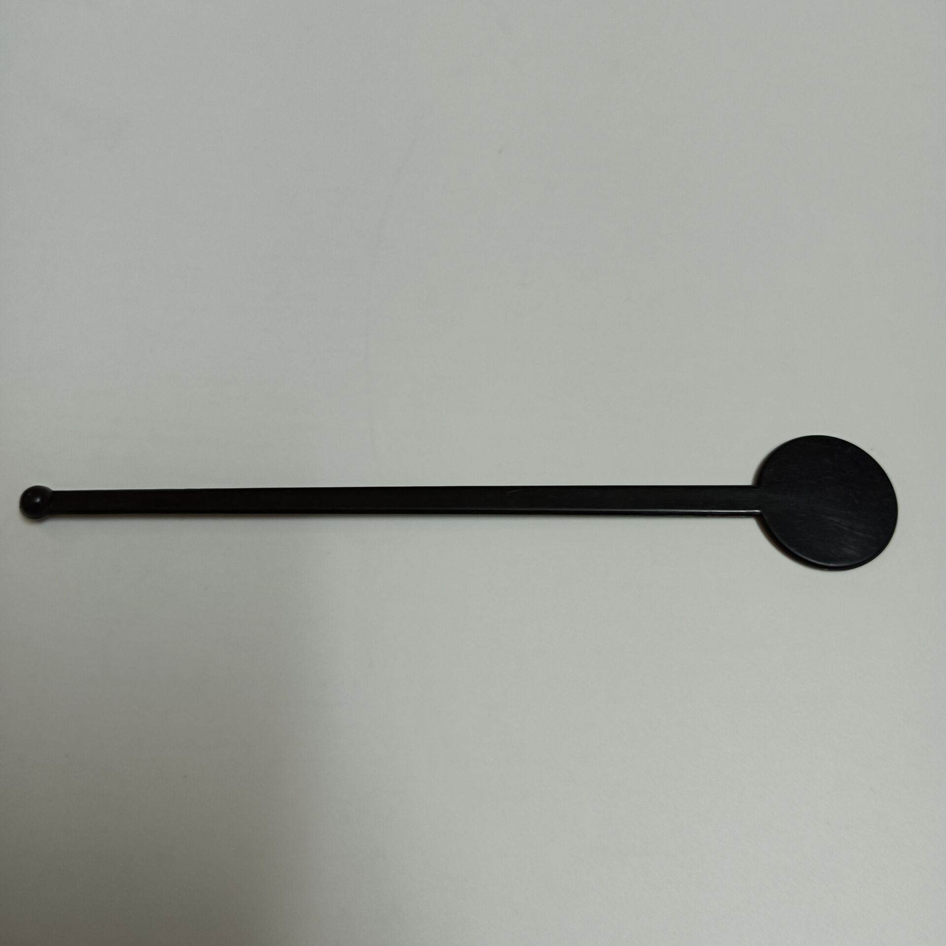 SP2224 Factory wholesale food grade black plastic coffee stirrers