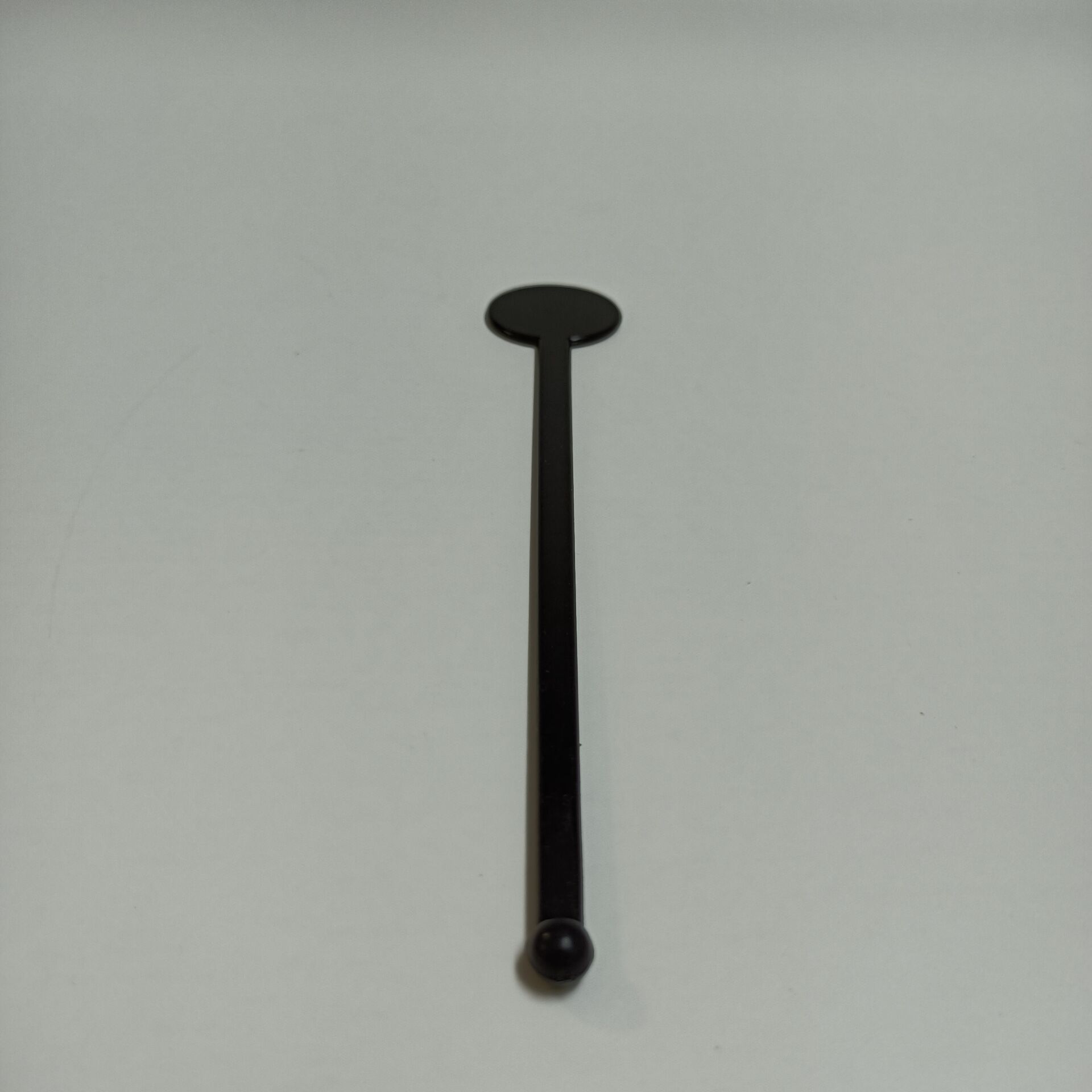 SP2224 Factory wholesale food grade black plastic coffee stirrers