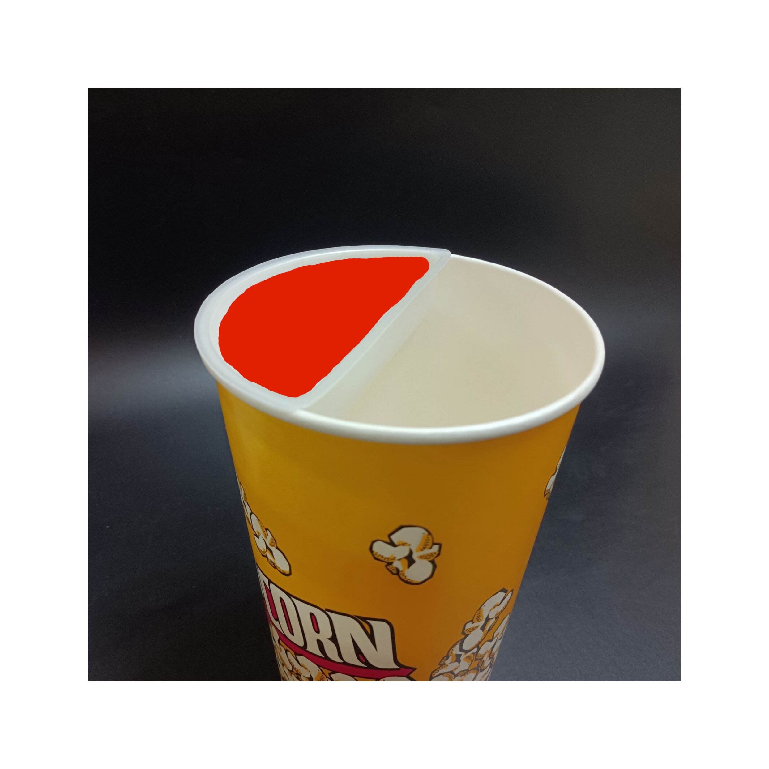 SP2826 Disposable tomato salad dressing container, dip cup that can be hung on paper bucket