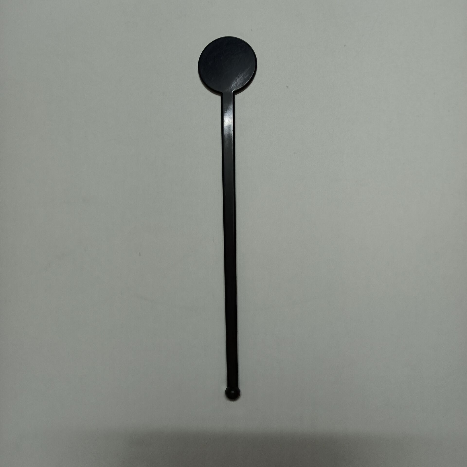 SP2224 Factory wholesale food grade black plastic coffee stirrers