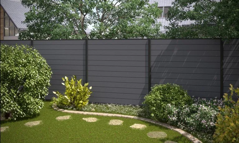 waterproof wpc garden fence board wpc fence composite fencing