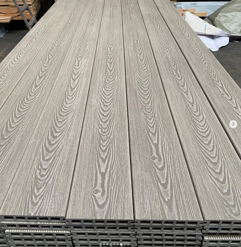 Terrace Wpc Decking 3d Embossed Wood Plastic Flooring Composite Outdoor Wpc Composite Decking