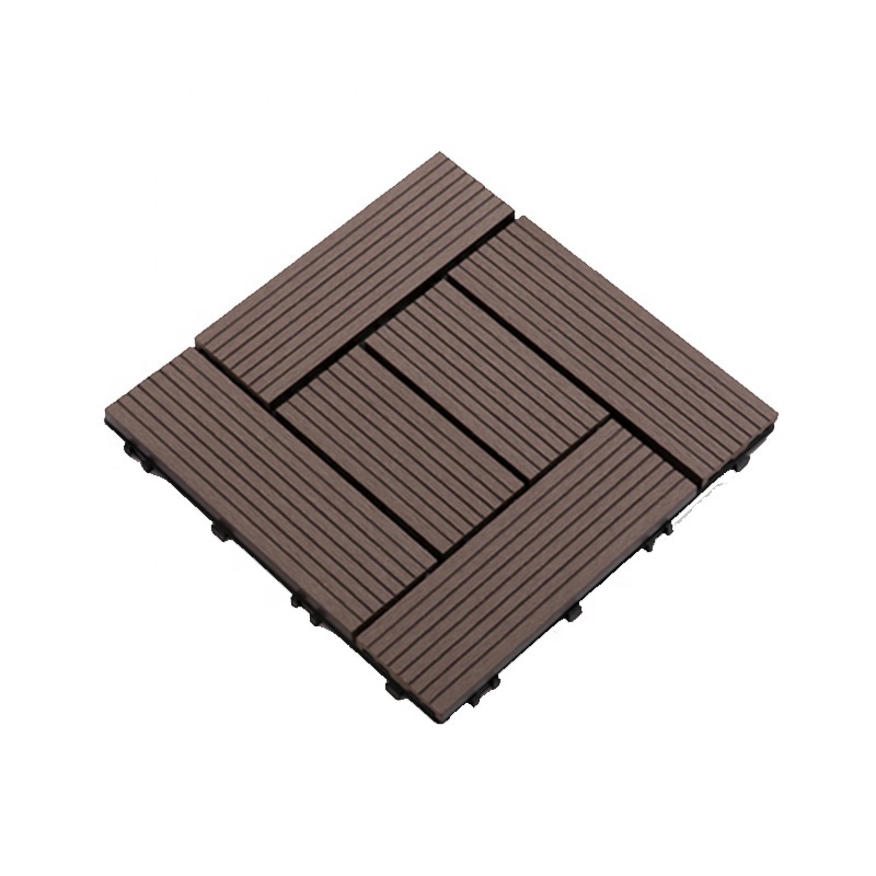 Top selling pool garden floor wpc diy tiles decking