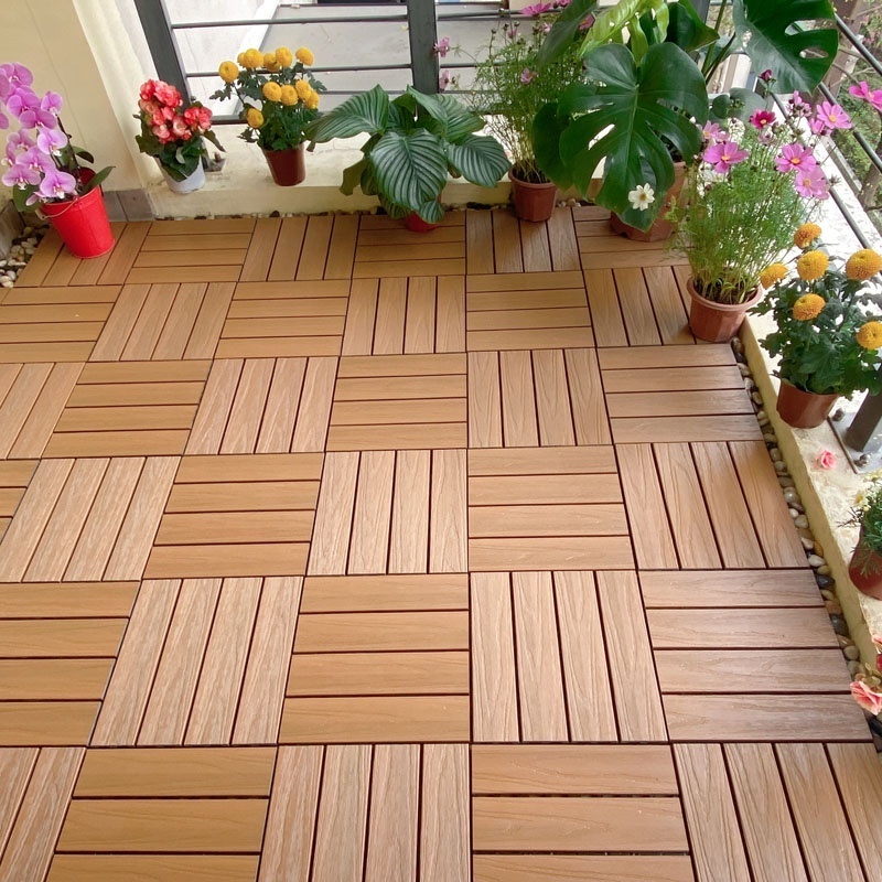 Top selling pool garden floor new tech wpc diy tiles