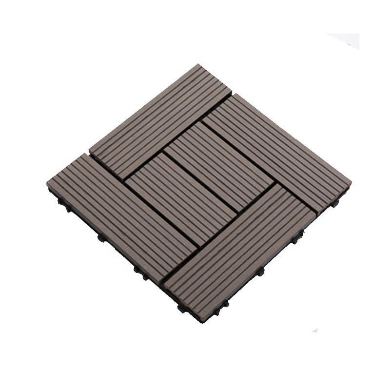 Top selling pool garden floor wpc diy tiles decking