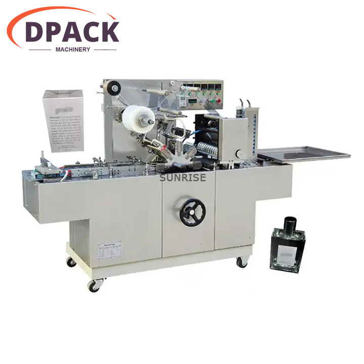 Perfume Box Cellophane Wrapping Machine, Cellophane Sealing packing Machine