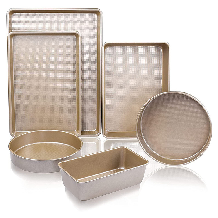 Stainless steel detachable baking pan with non-stick coating for home kitchen