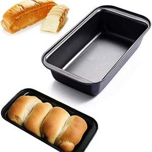 Gold Gray Bread Pan for Baking Loaf Pan 1 Lb Loaf Pan with Wide Grips Nonstick Bread Tin for Homemade Bread