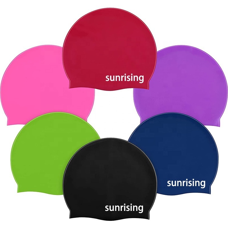 Sport Caps Wholesale Vintage Customized Latex Printing Silicone Swim Cap Elastic Swimming Cap Silicone Swimming Bra Cup ODM/OEM