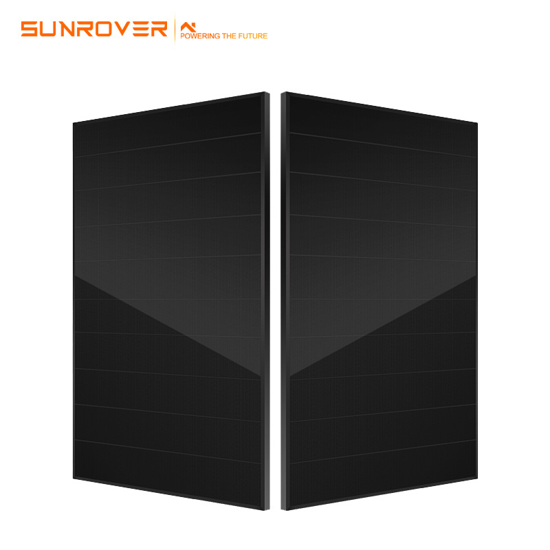 All black Hyundai solar panel shingled panels 550w 400w 405w 410w 415W solar panels 400 watt