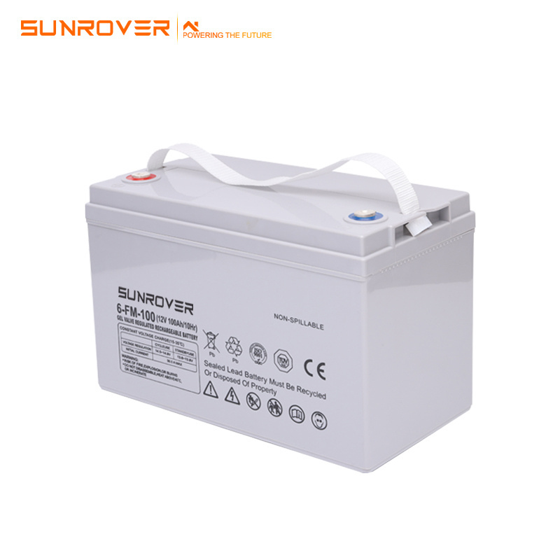 12V 100Ah Graphene Sealed Lead Acid Batteries Deep Cycle Solar Storage Battery Rechargeable Gel Battery Solare Storage Bateria