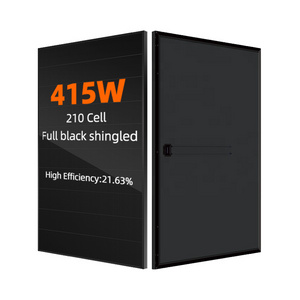 Hot selling  Full Black Solar Panel 400w 410 Watt 415w Solar Panels For Home Shingled Solar Module