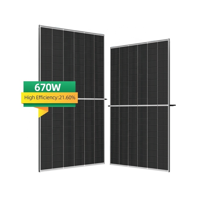 High quality mono  pv module 650watt to 670watt  solar panel 1000 watt price for solar system