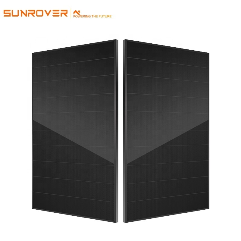 2023 wholesale price 560 watt solar panels high efficiency full black triangle shape solar panel  for Roof tiles