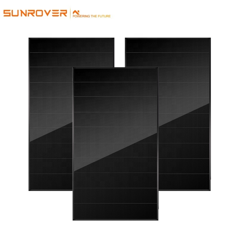 2023 wholesale price 560 watt solar panels high efficiency full black triangle shape solar panel  for Roof tiles