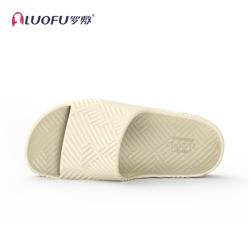 LUOFU lady new slippers four seasons indoor home bathroom anti-slip wear women's couple eva sandals and slippers flipflops